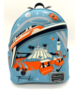 Disney Parks Tomorrowland Loungefly Backpack Magic Kingdom Peoplemover M... - £76.52 GBP