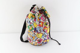Vintage 90s Looney Tunes All Over Print Canvas Cinch Slingback Top Loade... - $68.26