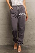 Simply Love Simply Love Full Size Drawstring Angel Graphic Long Sweatpants - £27.31 GBP