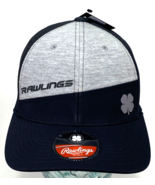RAWLINGS Hat-Black Clover, Lucky-Snapback-NOS - £23.52 GBP