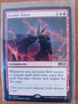 Double Vision Magic The Gathering Red Enchantment 142 Core Set 2021 - $3.26