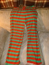 Dr Seuss Woman S Pajama Pants PJs Christmas Red Green Stripes Xmas Machi... - £13.92 GBP