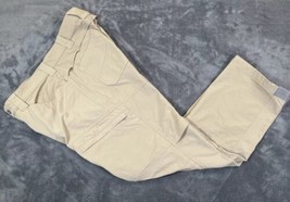 Alaskan Hardgear Pants Men&#39;s 36 x 32 Green Flex Workwear Performance Fit - £20.85 GBP