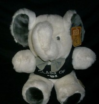 14" Vintage Fiesta White Grey Elephant Class Of 1991 Stuffed Animal Plush Toy - $28.50