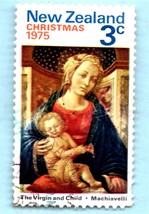 1975 New Zealand Used Postage Stamp - Christmas Issue - Scott # 581 - $2.99