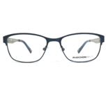 Marchon Eyeglasses Frames ROSEN 412 Grey Blue Square Full Rim 50-16-135 - $37.20