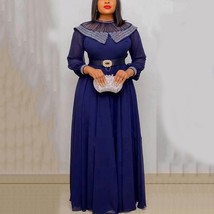 2022 Ramadan Eid Abaya Dubai Muslim Summer Chiffon Party Maxi Dress  Dresses For - £150.52 GBP