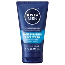 NIVEA Men Maximum Hydration Moisturizing Face Wash - Helps Prevent Dry Tight Ski - £18.18 GBP