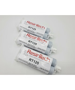 3 pcs ResinTech RT125-DS-050 Flexible 2 Part Epoxy 50ML Black RT125 - $108.90