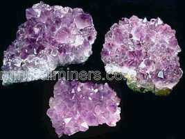 Amethyst Crystals on Matrix, Raw Amethyst, Brazilian Amethyst Crystals, ... - $12.95+