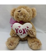 Dan Dee Collector&#39;s Choice XOXO Heart Teddy Bear Plush Stuffed Animal Lo... - $10.16