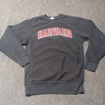 Vintage Harvard Sweatshirt MV Sport Pro - Weave Adult Size Small Black - £20.66 GBP