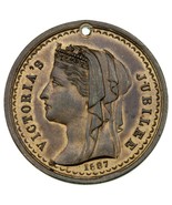 1887 Australia Reina Victoria Shire De Stawell Medallón - $107.73 CAD