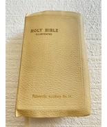 vintage illustrated holy bible white 1942 - $639.58 MXN