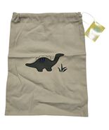 Gymboree Baby Kids Drawstring Bag Tan Little Dinosaur Blanket Storage Po... - $24.75