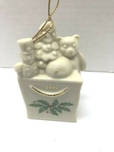 Lenox 1995 Porcelain BAG of Treasures Christmas Ornament - £7.88 GBP