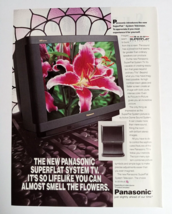 1994 Panasonic SuperFlat System Television TV Vintage Magazine Cut Print Ad - £7.98 GBP