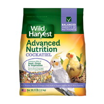 Wild Harvest Advanced Nutrition Cockatiel Bird Food, Seed, Grain and Veg... - $399.08 MXN