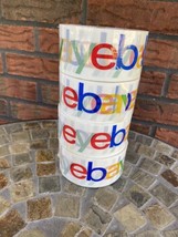 4 Rolls EBay Logo Branded Shipping Tape 2&quot; Packaging Tape 75 Yards Each Four - $19.00