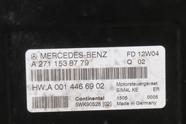 05 Mercedes W203 C230 ECU Engine Computer EIS Ignition FOB ISL Set A2711538779 image 2