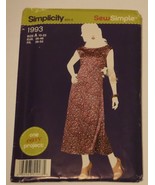 Simplicity Sewing Pattern # 1993 Misses Pullover Dress Uncut - $6.77 CAD