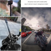 Motorcycle Bike Invisible Selfie Stick - Handlebar Mount Go pro Max Inst... - £22.39 GBP+