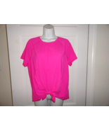 NWT LILLY PULITZER PINK PALMS KIERAN ACTIVE TEE TOP UPF 50+ XL - $64.99