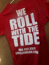 Collectible   ALABAMA CRIMSON TIDE T-Shirt ..Medium-WE ROLL WITH THE TIDE - $18.40