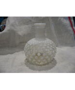 Fenton-Hobnail Milk Glass Perfume Bottle- Moonstone-No Stopper-1940&#39;s - €12,88 EUR