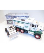 HESS 2008 TOY TRUCK AND FRONT LOADER LIGHTS UPS LOADER MOTORIZED NICE   S2 - €22,08 EUR