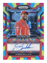 Bubba Wallace 2022 Panini Prizm Racing Rainbow Prizm Autograph (Patented Penmans - £61.15 GBP