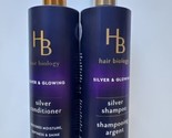 Hair Biology Purple Shampoo and Conditioner Set for Grey Hair with Bioti... - £21.19 GBP