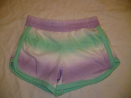 Wonder Nation Girls Pull On Dolphin Hem Shorts X-Small (4-5) Green Purpl... - $9.74
