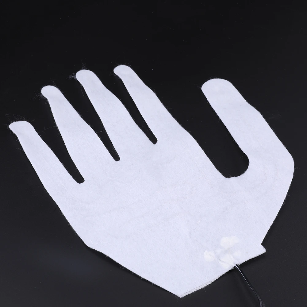 Heating Pad Winter Warm Five-Finger Gloves Heating Pad Thermal USB Heated Gloves - £9.33 GBP+