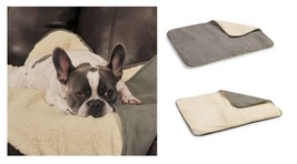 Thermapet Burrow Dog Blanket Thermal Lining Suede Berber Throw Blankets For Dogs - $60.89
