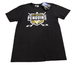 NWT New Pittsburgh Penguins adidas Logo Size Medium T-Shirt - £18.24 GBP