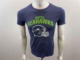 Seattle Seahawks NFL T Shirt Boys Size XL (14/16) Blue Crew Neck Short Sleeve Te - $6.19