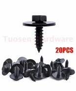 20pcs Black Car Screw Bolt Retainer Liner Under Cover Screw for BMW 07147129160 - $9.39