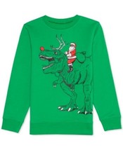 Jem Big Boys Santa Rex Sweatshirt - Size Large - $14.64