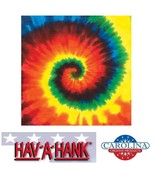 RAINBOW BURST TIE DYE BANDANA SOFT COTTON Head Neck Wrap Scarf Face Mask... - $168.44 MXN