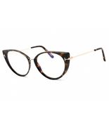TOM FORD FT5815-B 052 Dark Havana/Clear Blue Light Block 54mm Eyeglasses... - $166.50