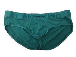 Calvin Klein Microfiber Embossed Icon Hip Brief, NB3311340 Distorted Blu... - £18.15 GBP