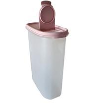 Tupperware Modular Mates 4 Oval Container 9 3/4 C 2.3L Pour Lid Light Pink - £16.25 GBP