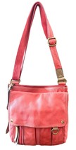 Red Vintage Fossil Crossbody Handbag - $48.51