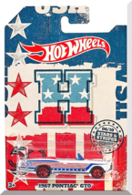 Hot Wheels - 1967 Pontiac GTO: Stars &amp; Stripes Series #06/10 (2018) *Walmart* - £3.90 GBP
