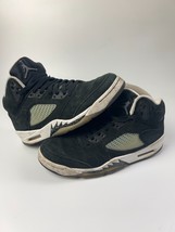 Nike Air Jordan 5 Retro Men Size 8 CT4838-011 Black Cool Grey White Shoes - £66.82 GBP
