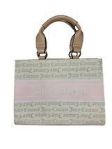 JUICY COUTURE Bag Billboard Tote Twin Strap Large Pink Sandstone Y2K Vin... - $895.57 MXN