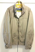 Men&#39;s Andrew Marc New York Light Weight Wind Breaker Jacket Size L New Beige - £28.87 GBP