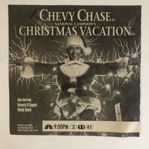 Christmas Vacation Tv Guide Print Ad Chevy Chase Beverly DeAngelo TPA5 - £4.64 GBP