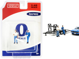 Tim and Larry Mechanics Set of 2 Figurines for 1/43 Scale Models by Amer... - $25.11